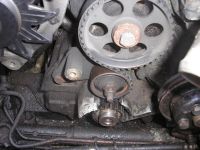 crank pulley off